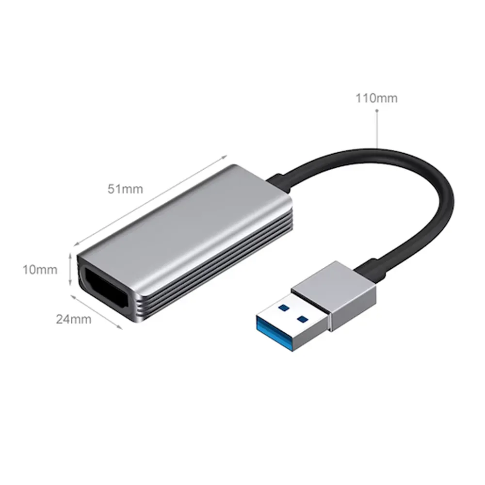 Tarjeta de Video externa USB-C y USB Normal para Conectar Pantallas Externas a un iMac - Vista 1